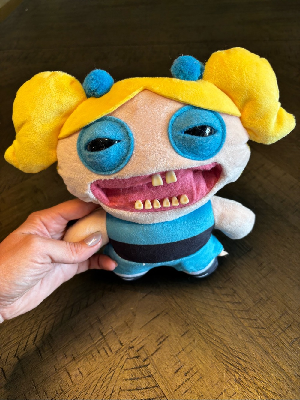 Fighter Plush Monster Doll powerpuff girl-bubbles